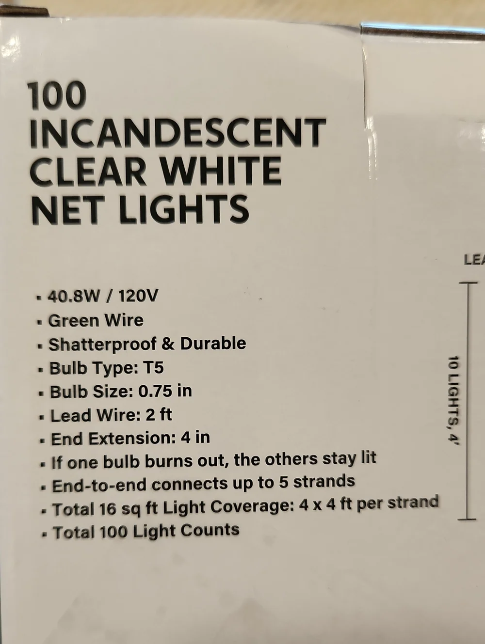 Net Lights - 100 Count Clear